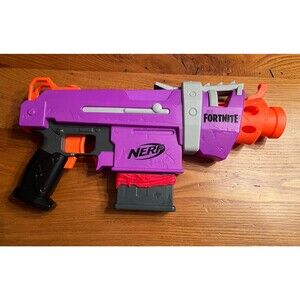 NERF Fortnite SMG-E Blaster - Motorized Blaster With 6-Dart Clip